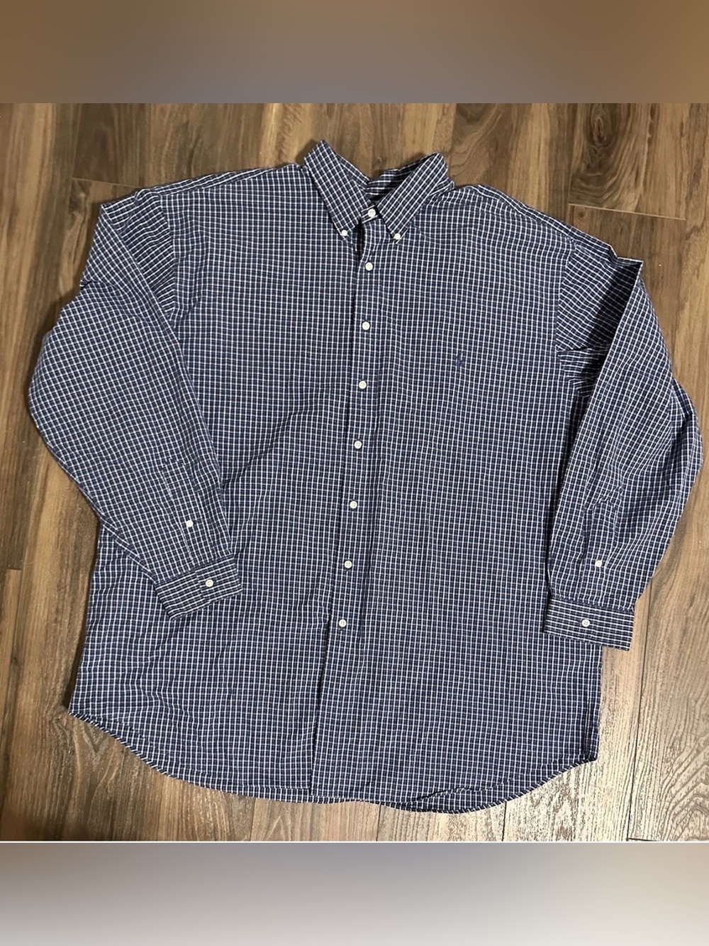 Ralph Lauren Men’s Button Down Long Sleeve 3XLT Big And Tall Shirt LS Blue